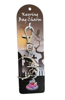 witches head bag charm/ key ring