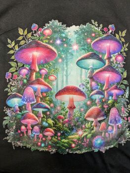 fairy mushroom tshirt