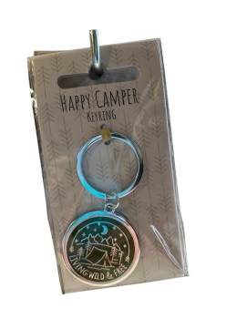 “Living wild and free” Keyring