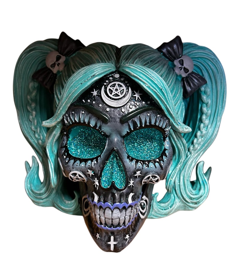 Drop Dead Gorgeous - Cute and Cosmic Witchy Doll Skull