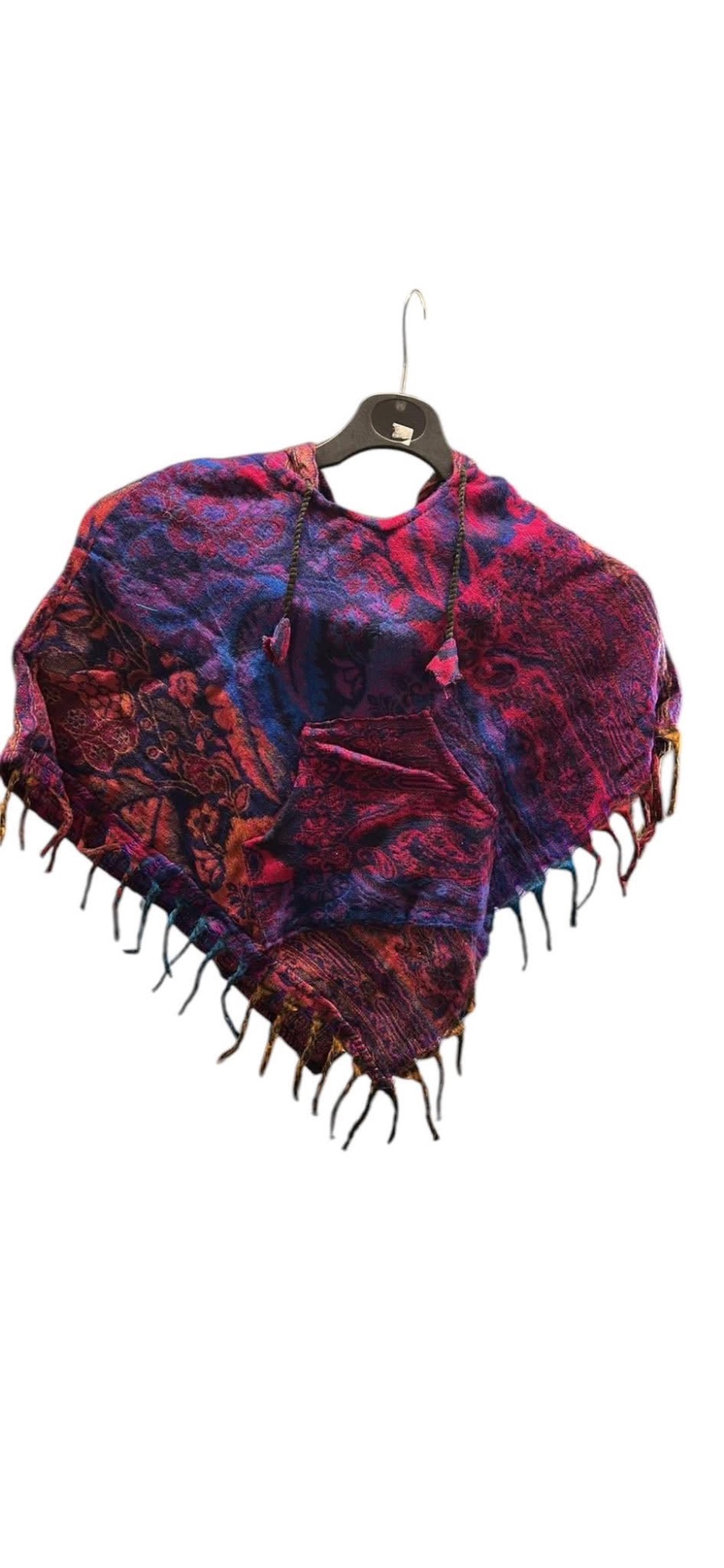 KIDS HOODED PONCHO 🩵