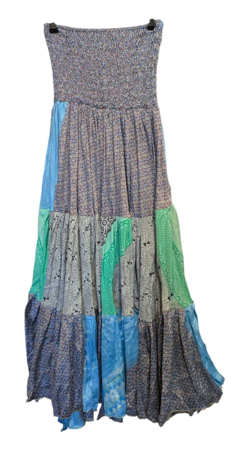 Silk maxi-dress / skirt