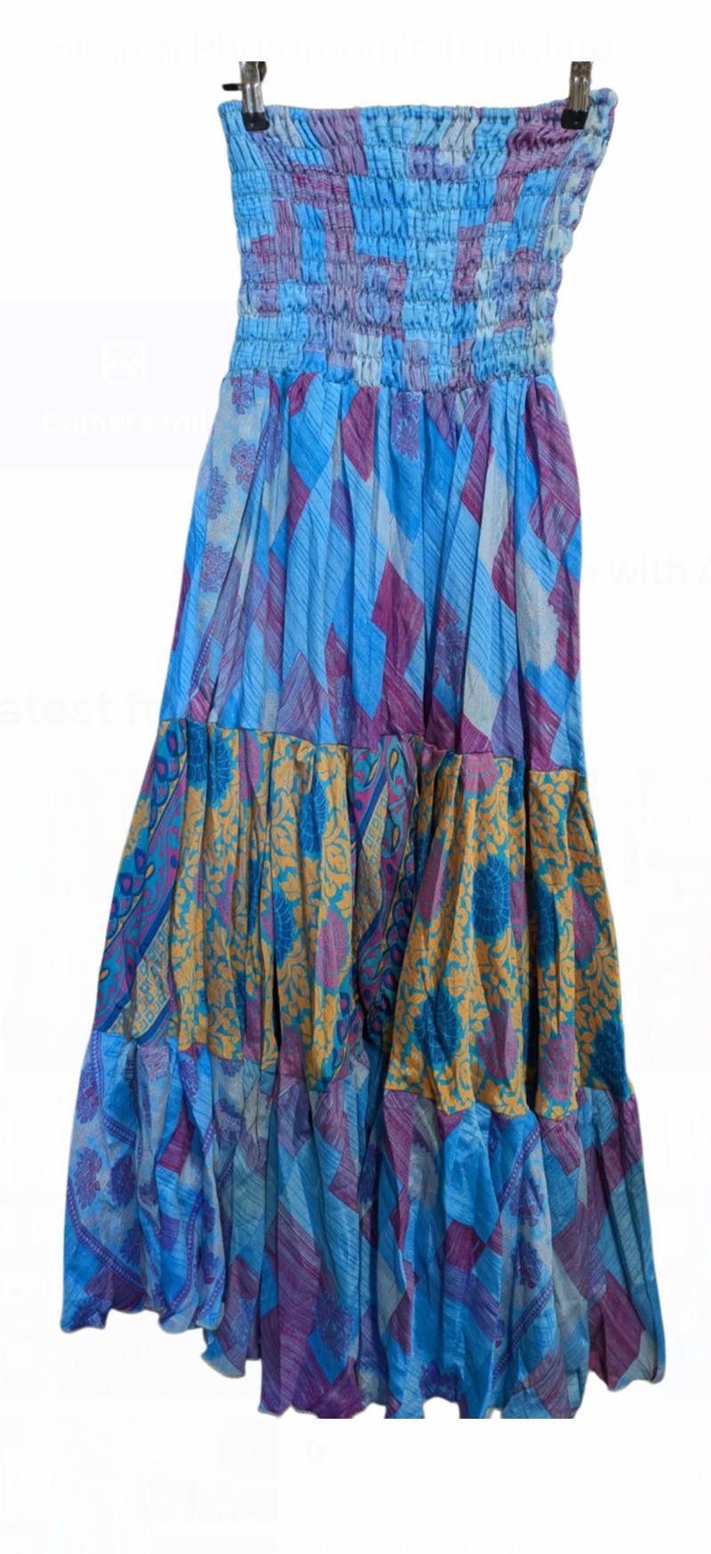 Silk maxi-dress / skirt