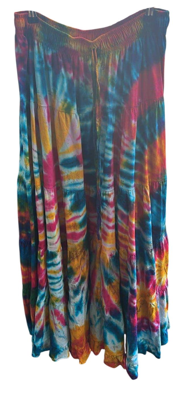 Long Tye dye skirt
