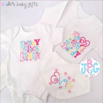 Personalised 3 peice clothes set