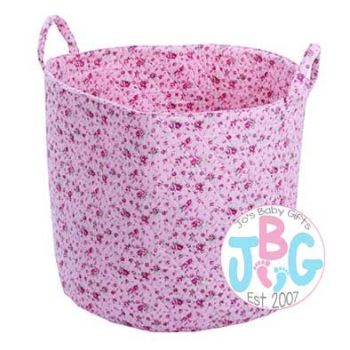 Pink Ditsy Floral Storage Bag