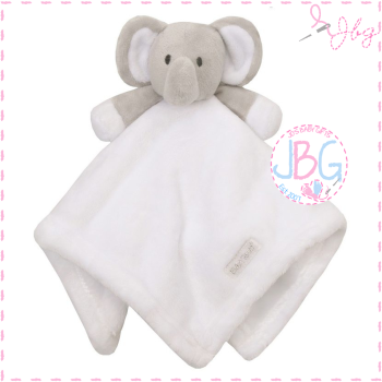Personalised Elephant Comforter in white