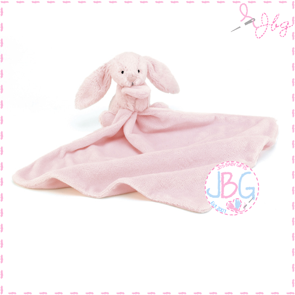 Jellycat Bashful Pink Bunny Personalised Soother