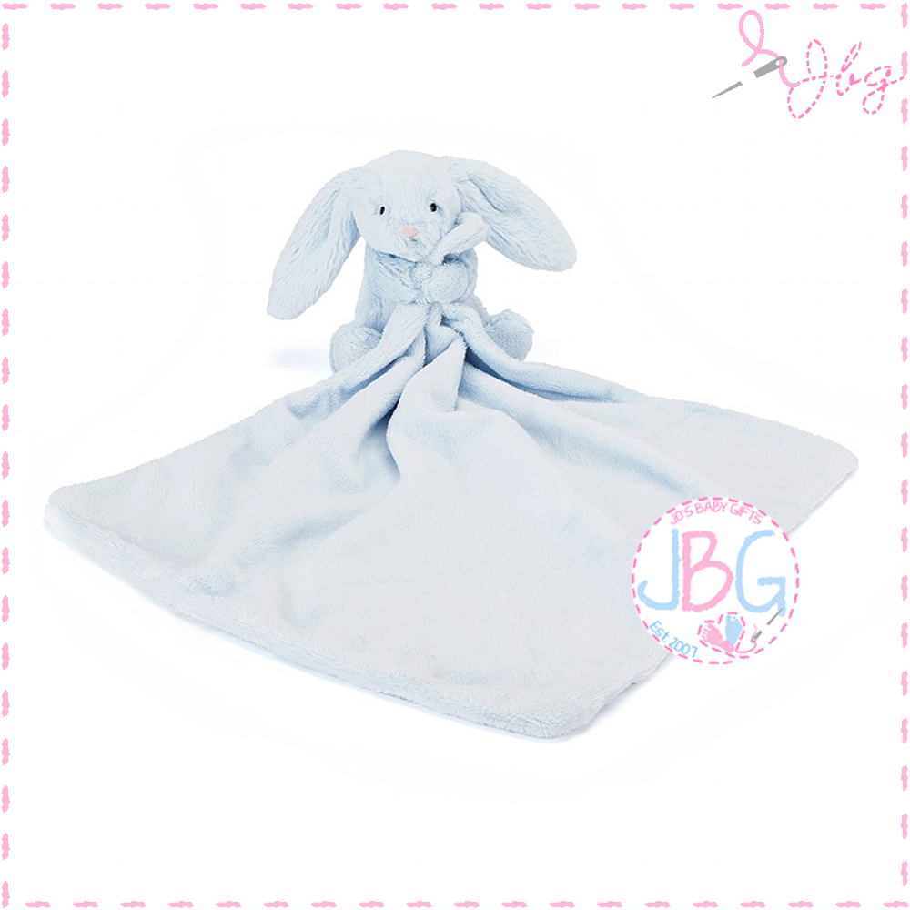 Jellycat Bashful Blue Bunny Personalised Soother
