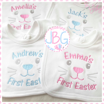 First Easter Personalised Bib