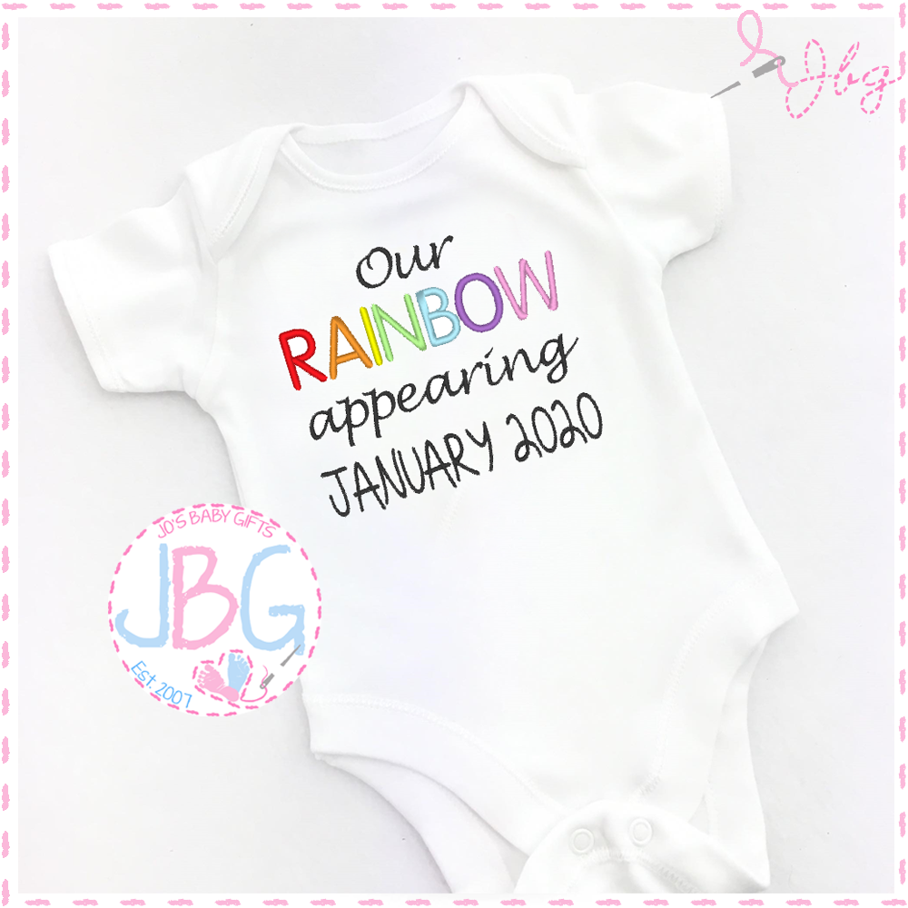 Rainbow vest baby hot sale