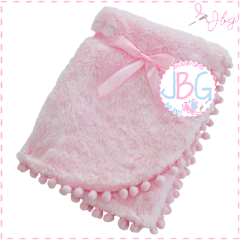 Deep Fluffy Pink Blanket
