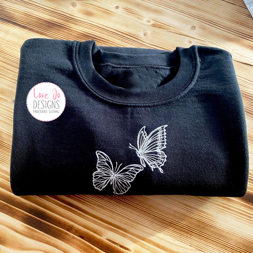 Mini Queen Bee Embroidered Sweater