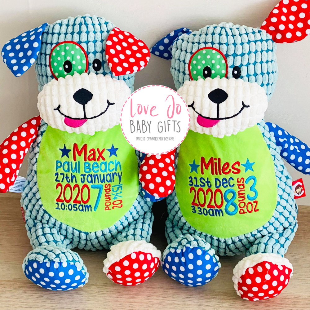 personalised dog teddy