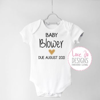 Birth Announcement Baby 2021 vest