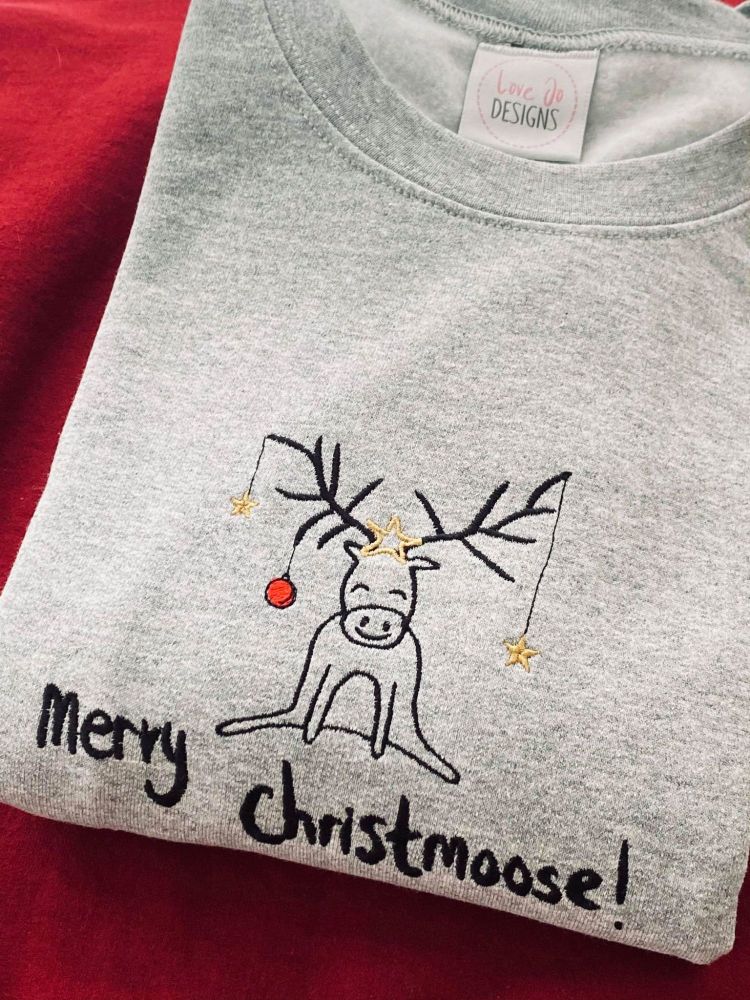Tree Rex - Embroidered Christmas Jumper