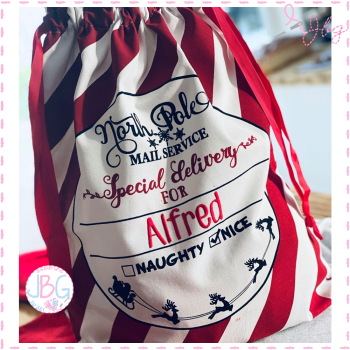 Special Delivery Personalised Sack