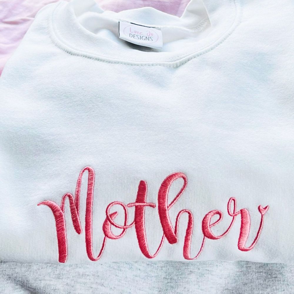 <!-- 001 --> Mother -  Embroidered  Sweatshirt