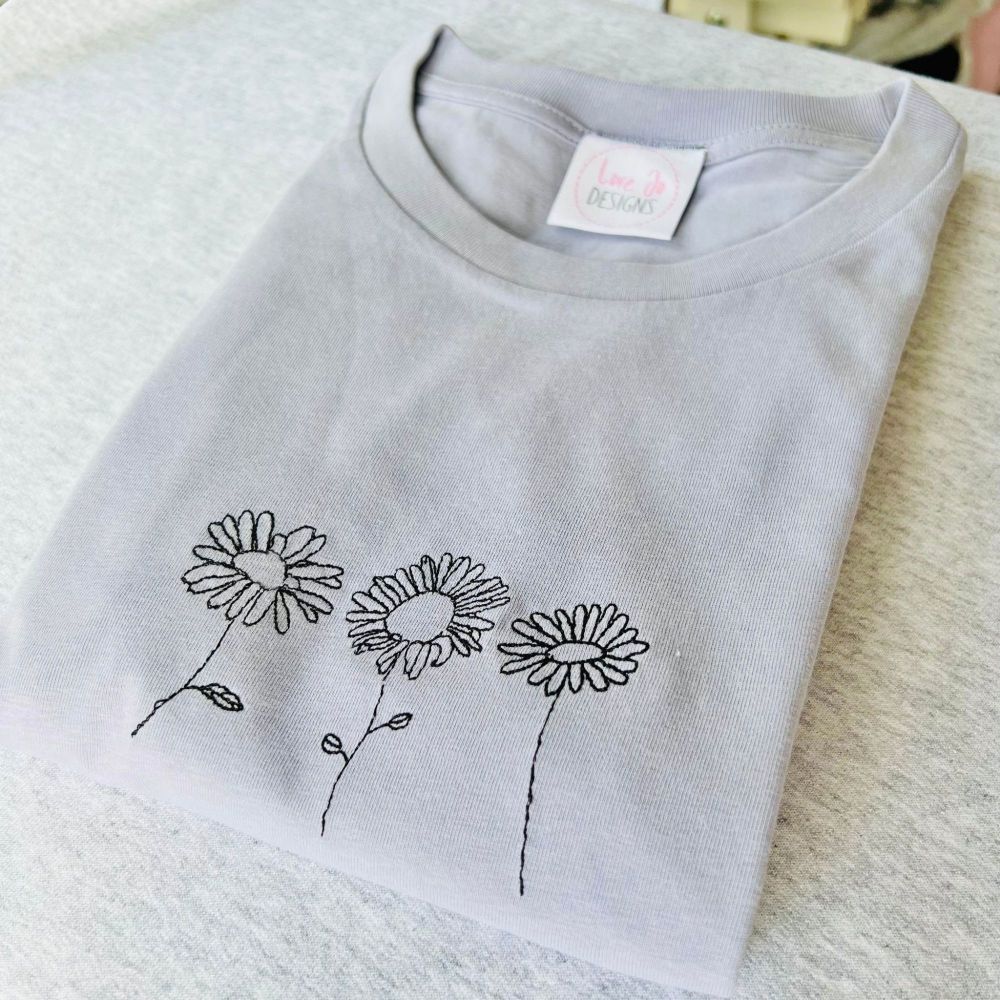 <!-- 001 --> It will be okay - Organic Embroidered Bee Tee
