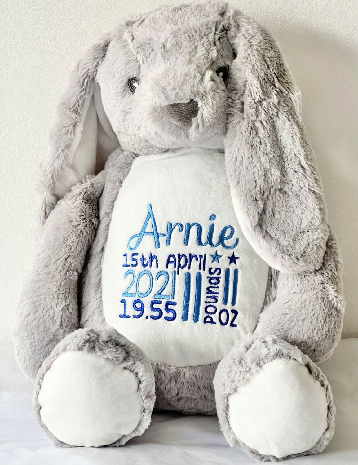 Personalised bunny rabbit teddy bear