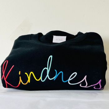  Kindness Embroidered Sweater