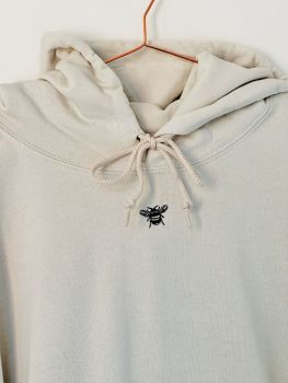  Mini Bee Embroidered Hoodie