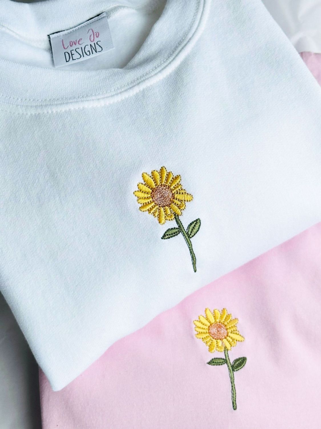 Sunflower embroidered hoodie 2025