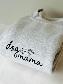 Dog Mama Embroidered sweatshirt