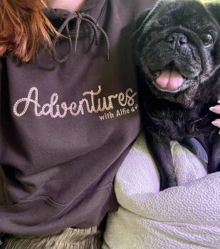  Personalised Dog Walking Adventures Hoodie