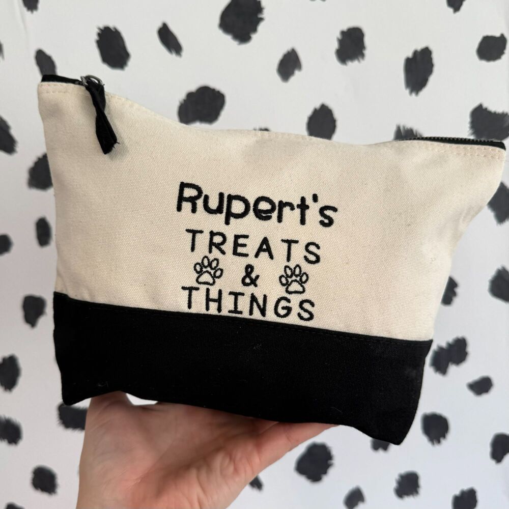 <!-- 001 -->  Personalised Dog Treat Bag
