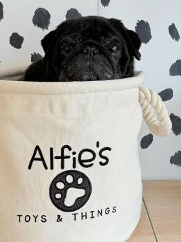   Personalised Dog Storage Basket