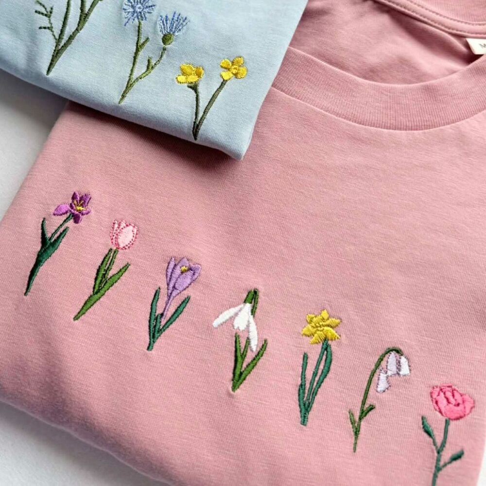 M Lilac Dream Spring florals t-shirt