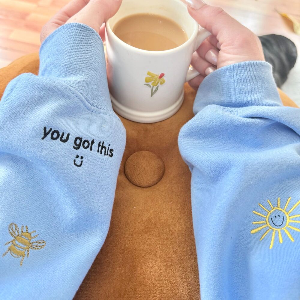 <!-- 001 -->Bringing the sunshine - Embroidered Sweatshirt or Hoodie