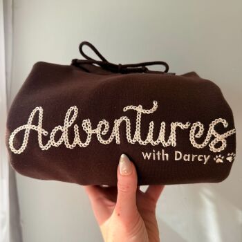  Personalised Dog Walking Adventures Hoodie
