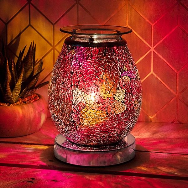 Red mosaic Aroma Lamp