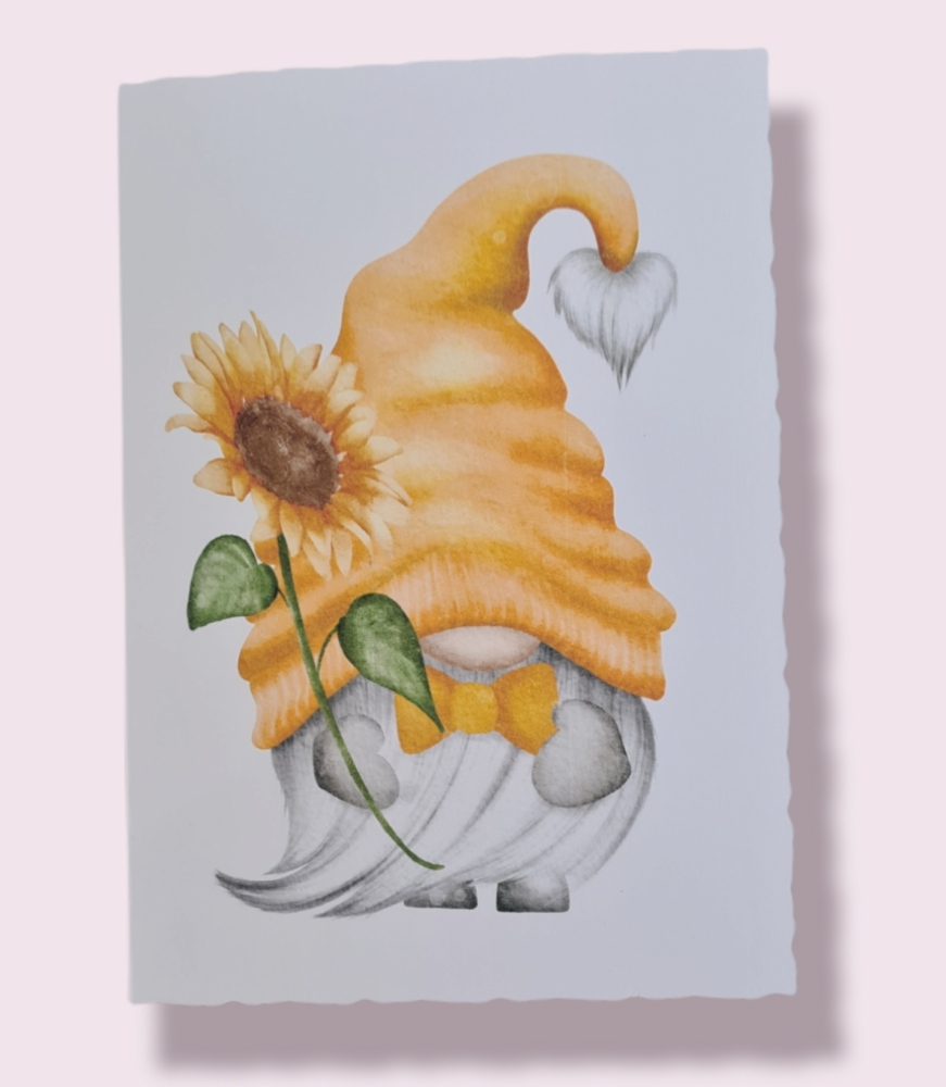 Sunflower Gonk card