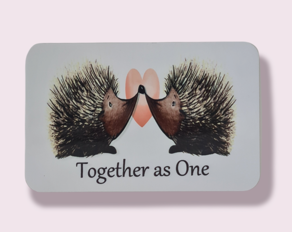Prickles together as One purse/wallet card