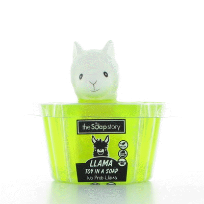 Llama Toy in a Soap