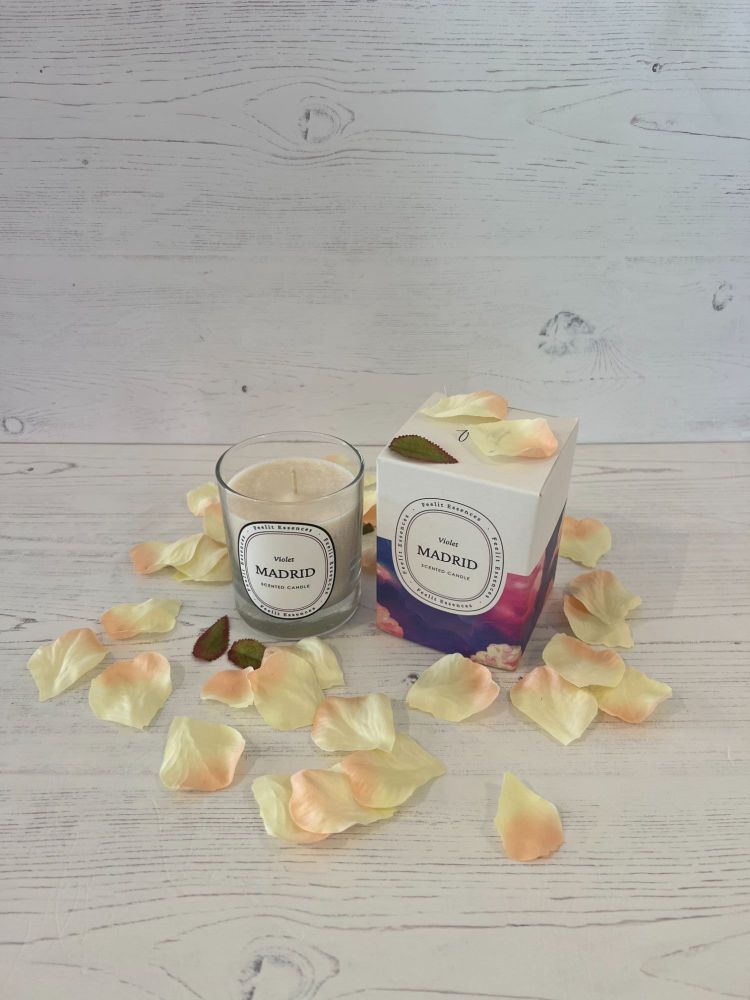 Violet 'Madrid' Scented Candle
