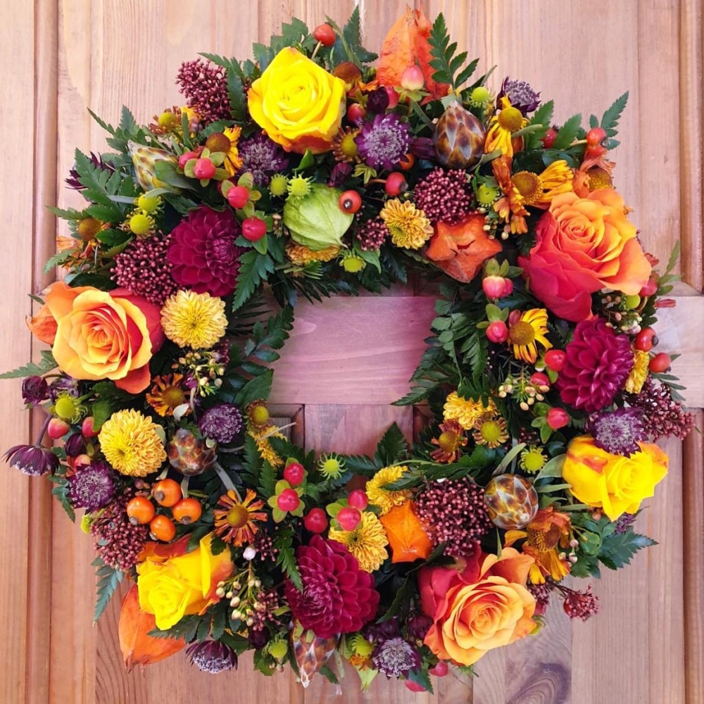 Autumn Floral Wreath