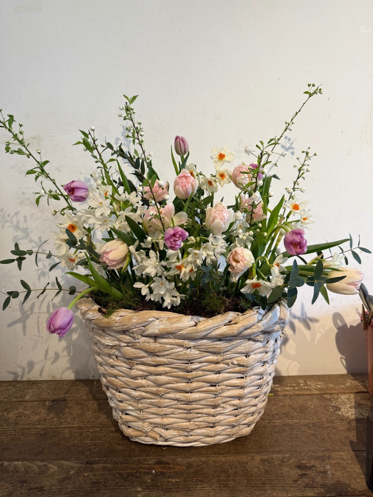 Bumper Spring Basket Arrangement