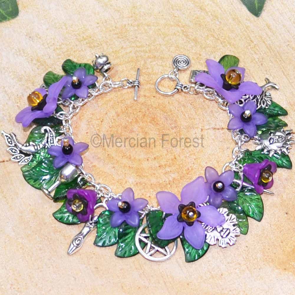 Wiccan charm bracelet shop
