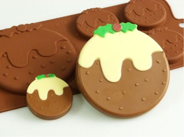 Silicone Mould - Christmas Pudding Mould