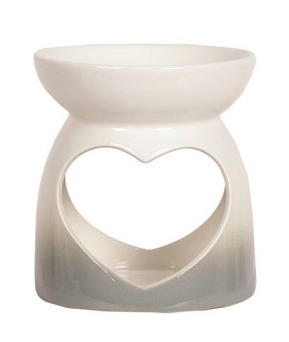 Wax Burner - Grey Heart