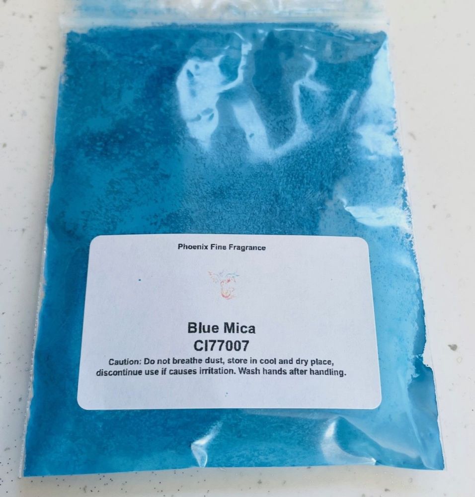 Mica - Blue (Fluorescent) 10g