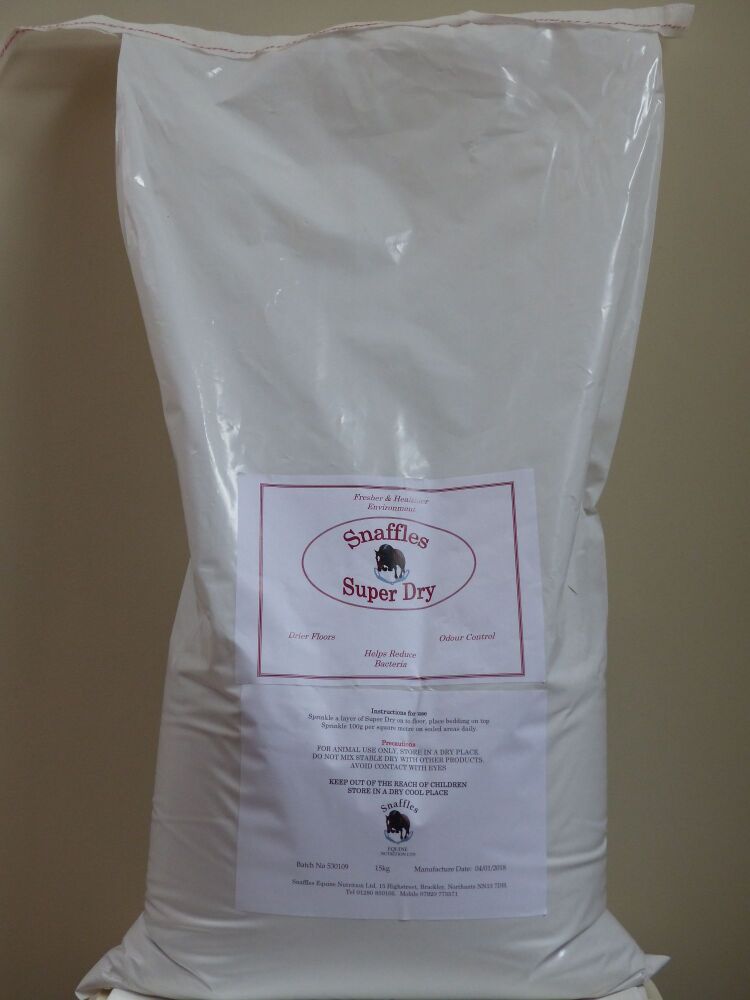 Snaffles Super Dry 15kg bags