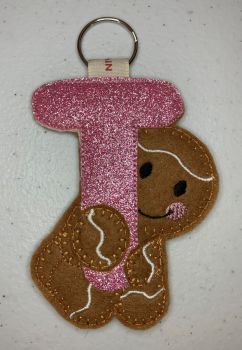 T - Initial Ginger - Sparkly