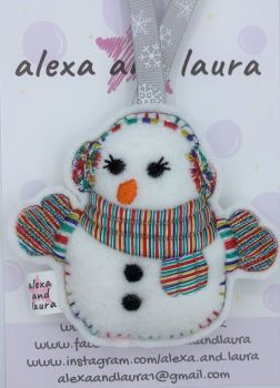 A Snow Girl - Variegated Multi Coloured