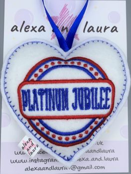 Jubilee Heart - Platinum Jubilee