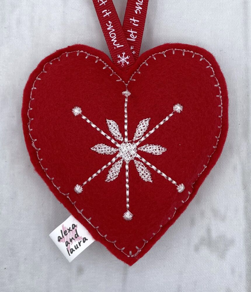 Christmas Heart - J
